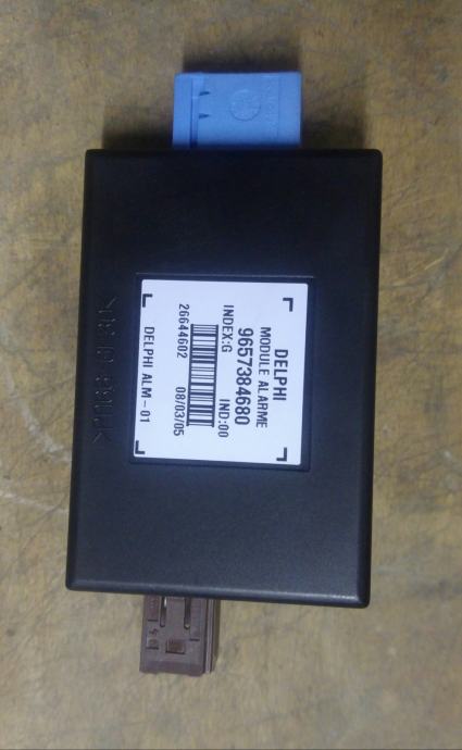 Boîtier Module Alarme Peugeot 207 307 407 607 - Référence 9657384680 Delphi, Occasion Fonctionnelle