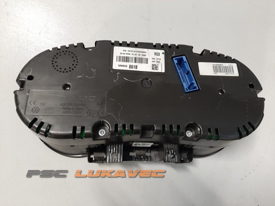 VW POLO INSTRUMENT TABLA POLO KILOMETAR SAT 6R0920861B