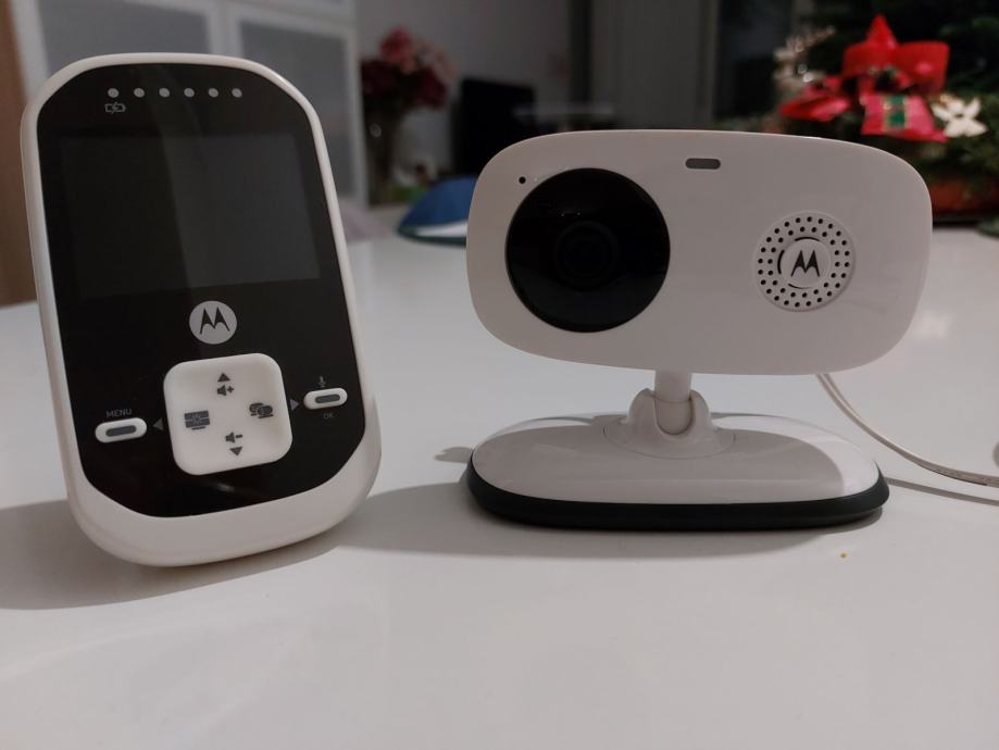 Motorola VM481 monitor video per bambino 300 m FHSS Bianco