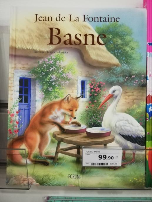 Jean de La Fontaine Basne NOVA nekorištena knjiga