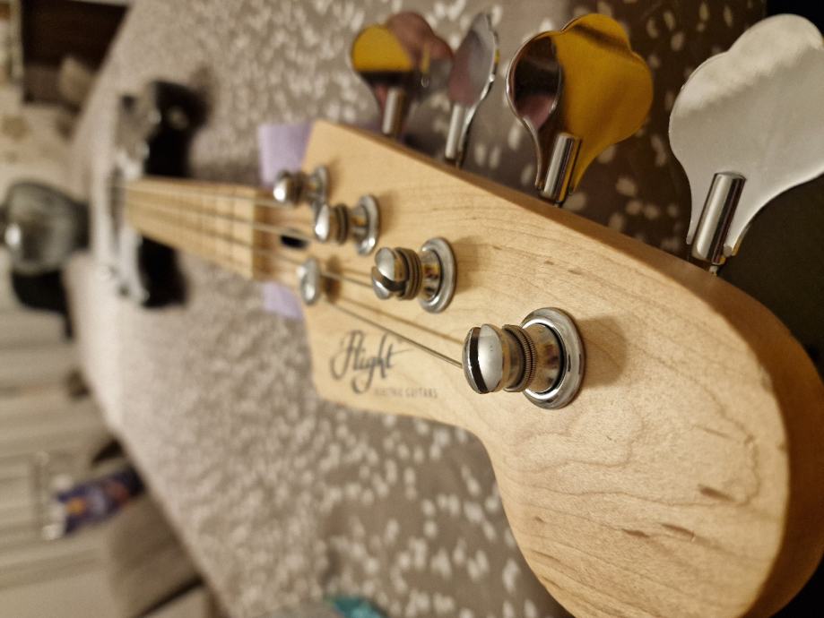 Bas Gitara - Flight EPB10BK P bas + Behringer Bass Overdrive BOD 400