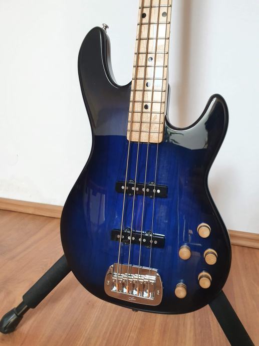 G&L Tribute MJ-4 Blueburst bas gitara 4 žice, aktiva