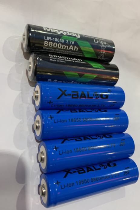 Punjive baterije 3,7 V, 18650, 8800 mAh
