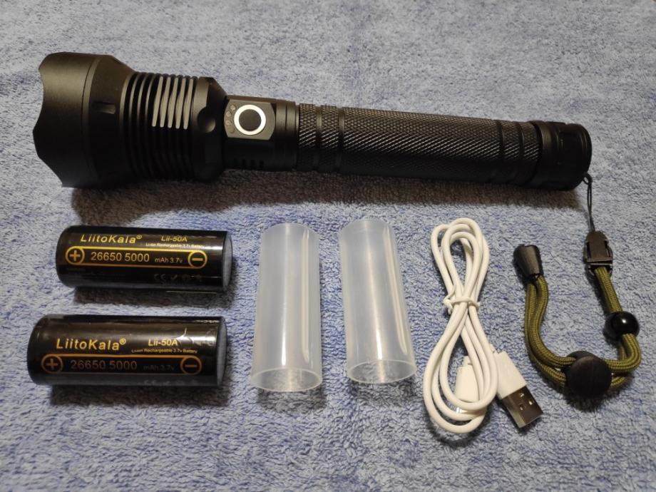 AKCIJA NOVO !!! XANES 1282 XHP70 USB Punjiva Baterijska Lampa