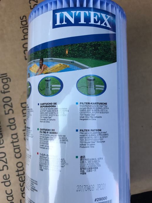 FILTER za Bazen pumpu INTEX tip A