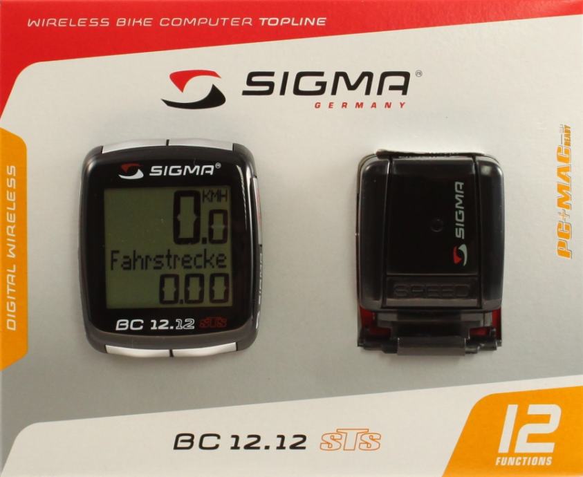 NOVO Prodajem Sigma bike computer BC 12.12 STS wireless! !