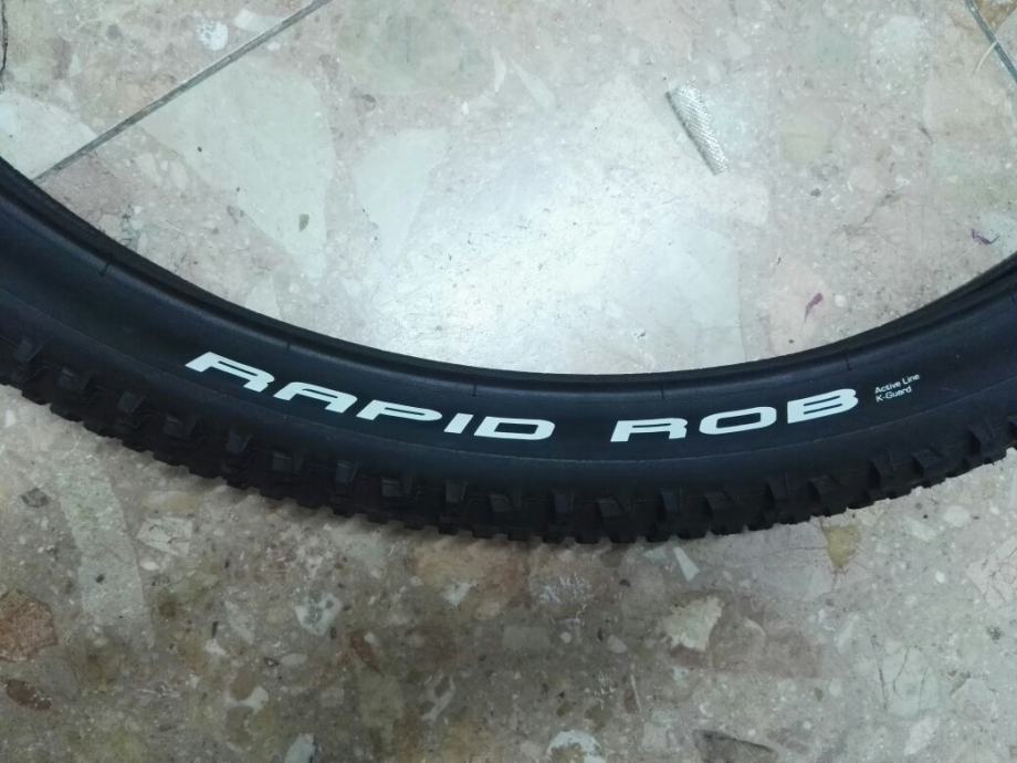 Pneu VTT Schwalbe Rapid Rob 27.5x2.25 - Noir - 57-584 (650B) - Neuf