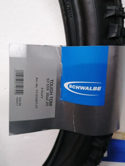 COPPIA PNEUMATICI E TUBI Protetti Da Foratura Schwalbe Tough Tom 26x2,35