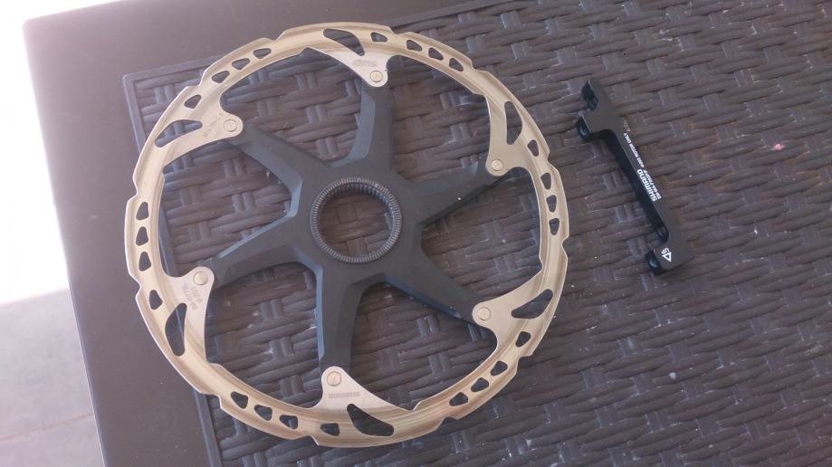 Shimano XT disk rotor 203 mm sa adapterom za PMPM prihvat