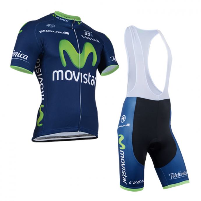 Biciklistički dres (hlače i majca) Movistar