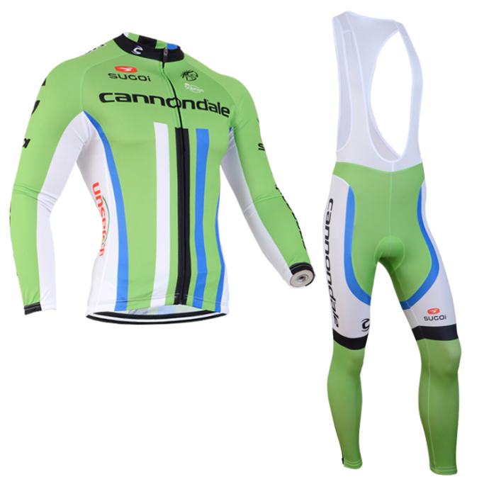 Termo biciklistički dres (hlače s tregerima i majica) Cannondale