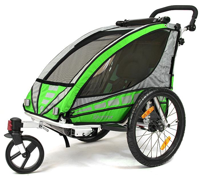 SPORTREX1 aluminijska prikolica za bicikl/kolica - 2U1 - ZA 1 DIJETE