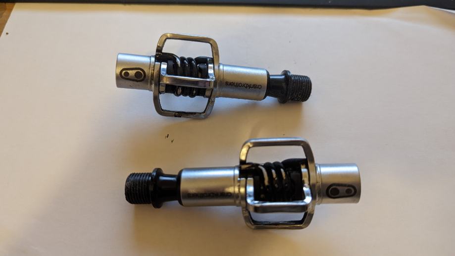 Pédales GENERIQUE Crank brothers eggbeater 3 pédale de vélo inox rouge