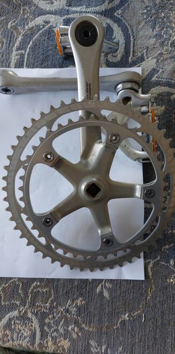 pédaliers pédales et axe shimano 600 ax 1980's