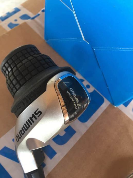 Shimano SL-RS47 RevoShift - Levier De Vitesse Twist Grip 3/7/8 Vitesses Pour VTT Et Vélo Ville, Neuf Sous Emballage
