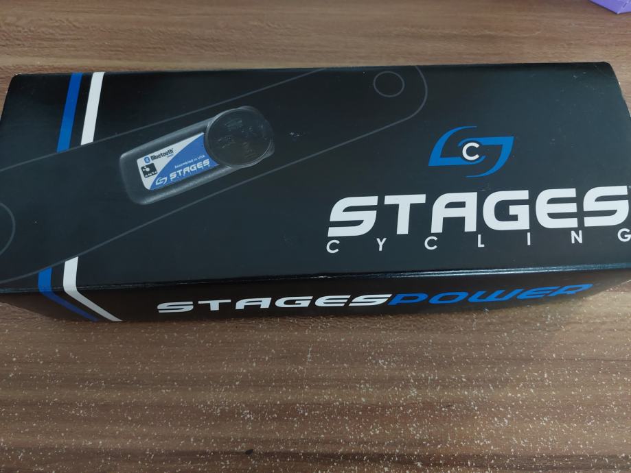 Stages power meter XT M785 175mm Silver