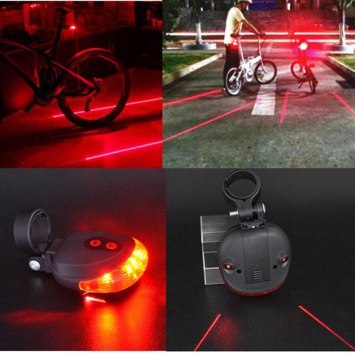 Led laser zadnje svjetlo za bicikl