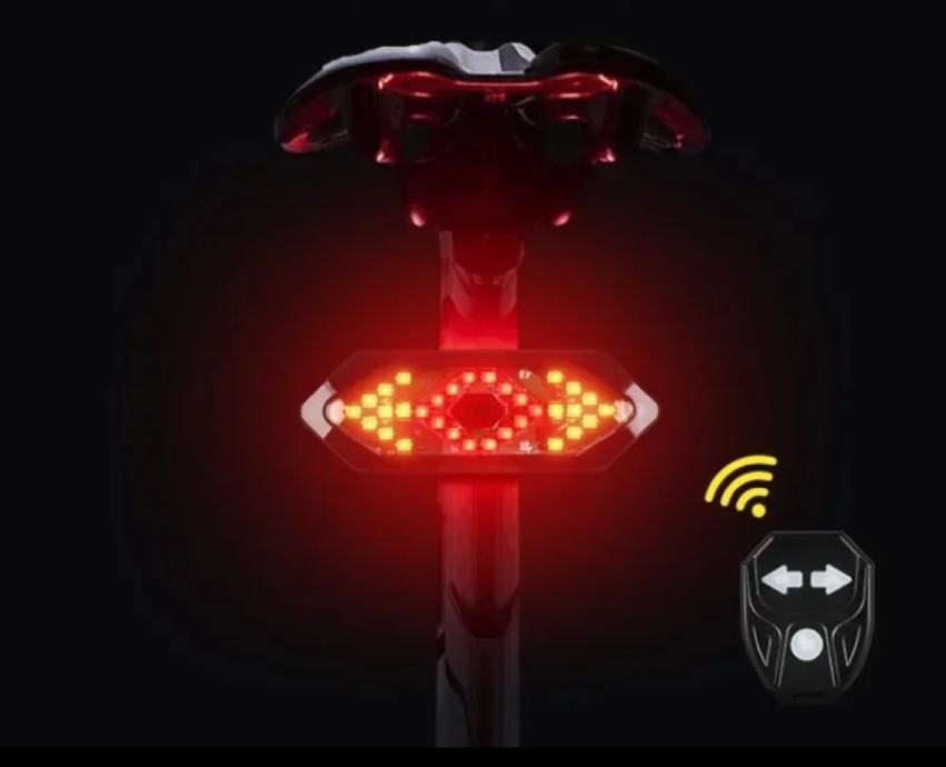 Pokazivač smjera, žmigavac ili zadnje svijetlo za bicikl