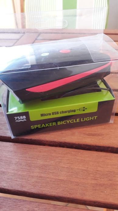 SPEAKER BICYCLE LIGHT