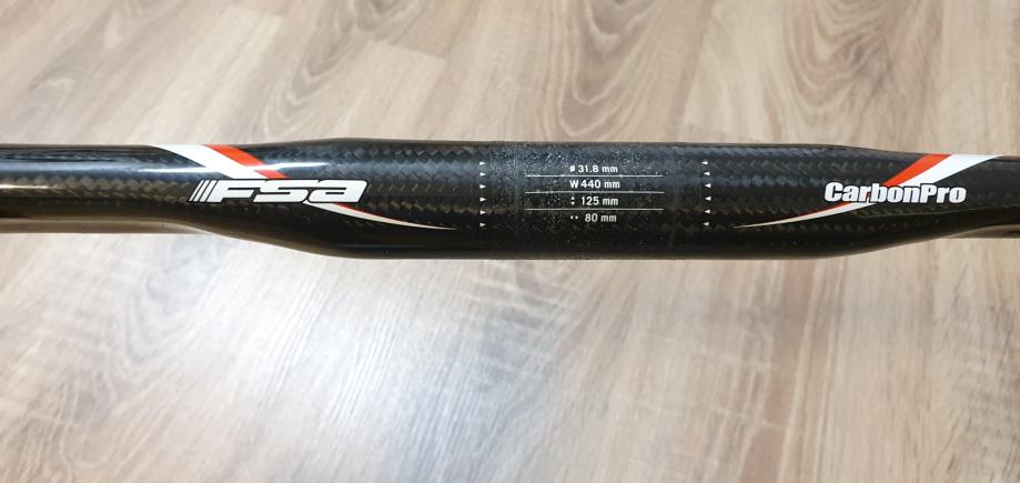 Cintre Route FSA SL-K Compact Di2 Carbone Gris