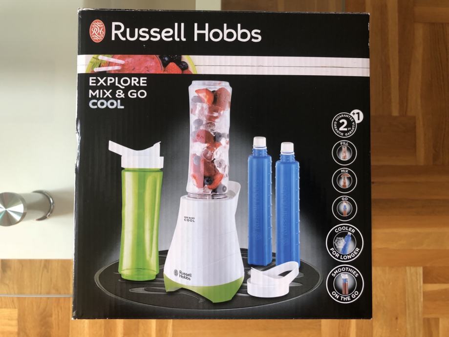 Blender Russell Hobbs mix&go cool, NOVO, 3. god. garancije