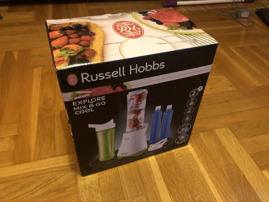 Blender Russell Hobbs mix&go cool, NOVO, 3. god. garancije