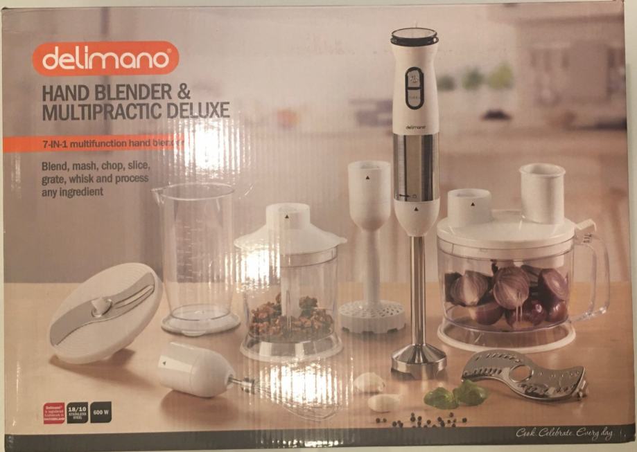 DELIMANO Hand blender & multipractic DELUXE