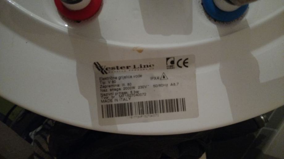 Bojler 80 L Wester Line