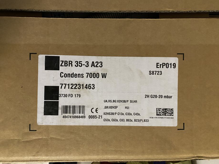 BOSCH Condens 7000 W, ZBR 353 A 23