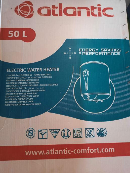 Električni bojler Atlantic 50l
