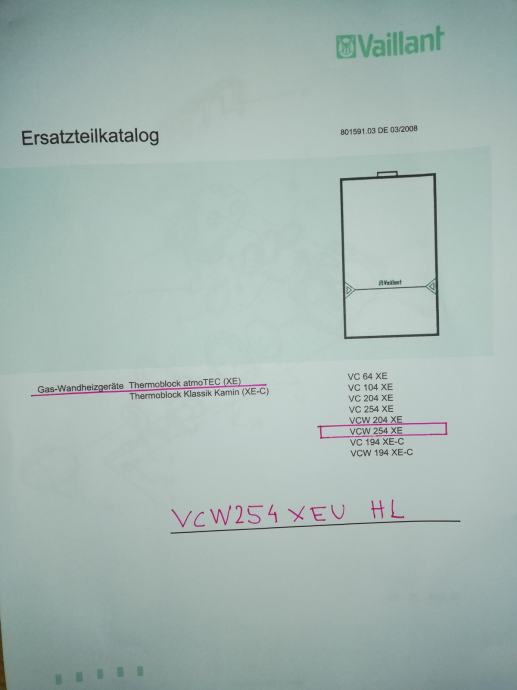 Vailant atmoTEC thermoblock VCW XEU HL -25 KW