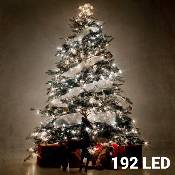 Bijele Božićne Žaruljice (192 LED)