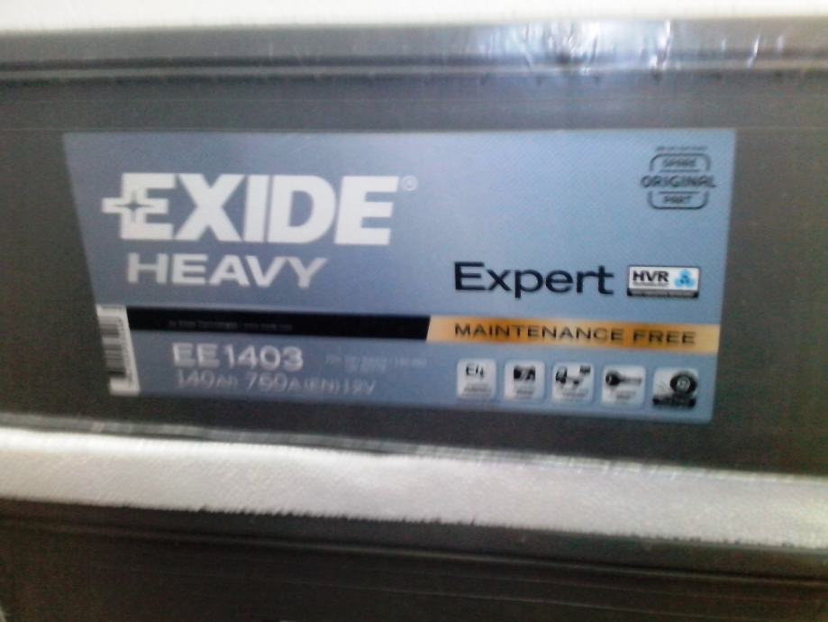 Akumulatori Exide 140Ah Expert HVR - povoljno,
