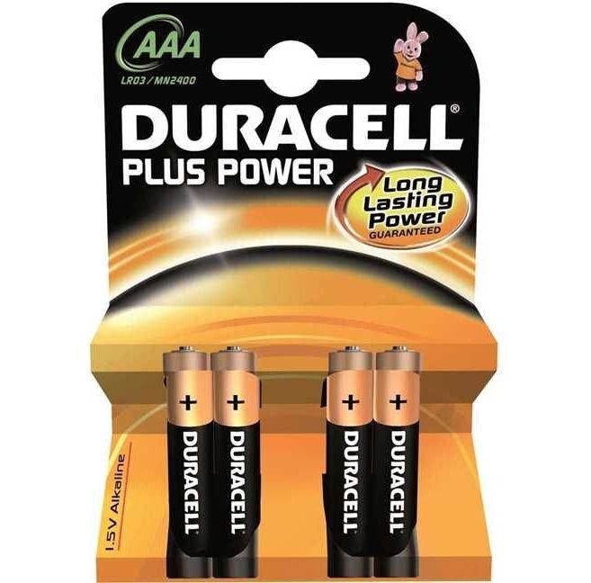 Baterije Duracell Plus Power AAA 1.5V - 4 kom ***TOTALNA RASPRODAJA***