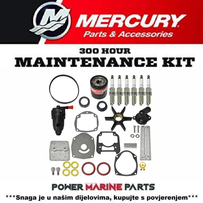 300 HOURS SERVICE KIT FOR MERCURY V6 OUTBOARD ENGINES 8M0149930