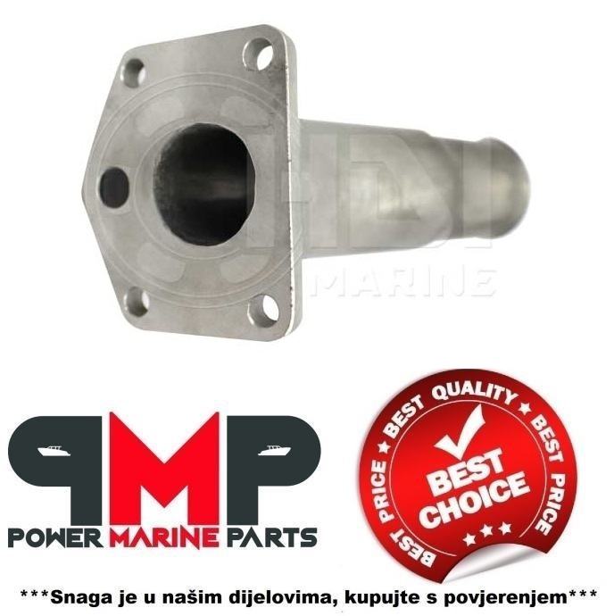 EXHAUST ELBOW FOR 3GM30 AND 3HM35 YANMAR ENGINES 12837013550