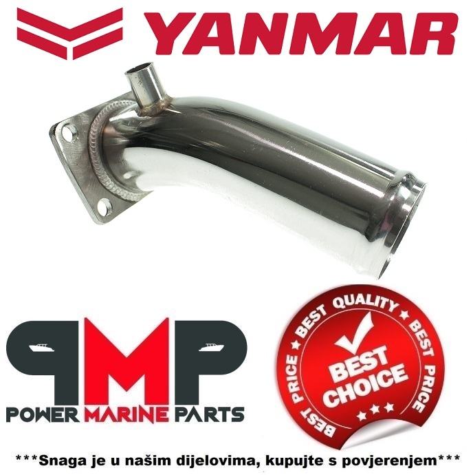 EXHAUST ELBOW FOR YANMAR 2GM AND 3GM ENGINES 12837013530