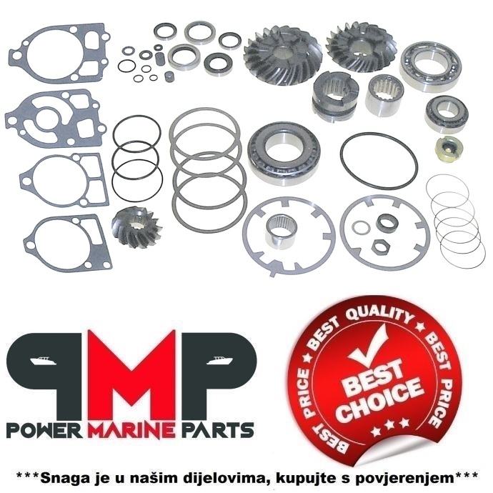 GEAR REPAIR KIT LOWER UNIT ALPHA AND MR ZDRIVES 43803091T1