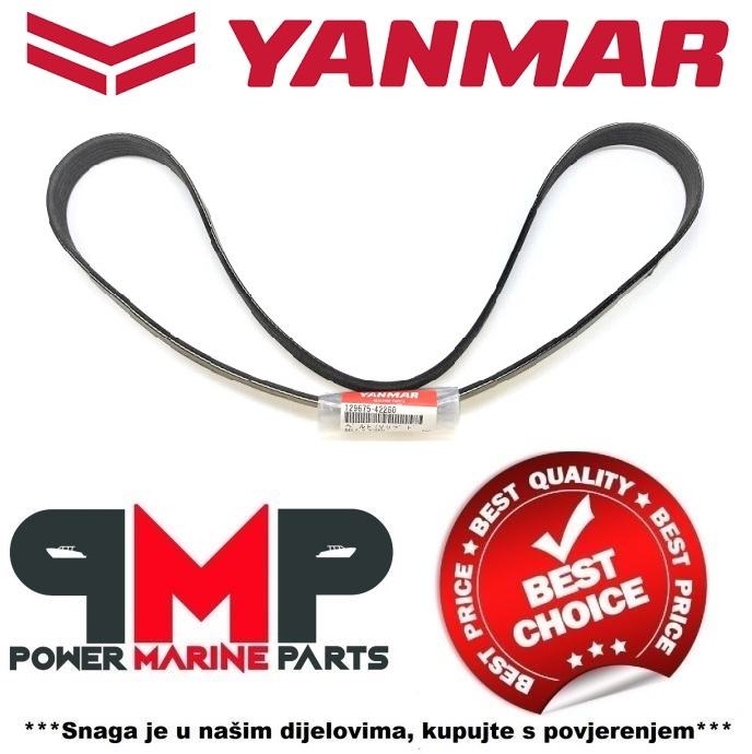 SERPENTINE BELT FOR YANMAR 4JH ENGINES 12967542280