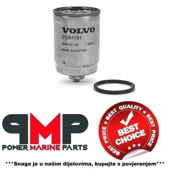 VOLVO PENTA DIESEL FUEL FILTER 31261191
