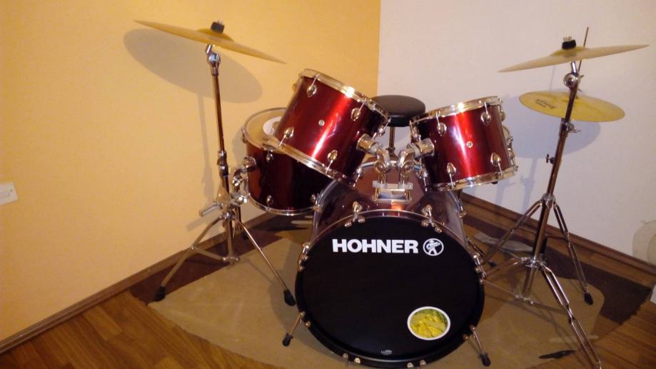 Bubnjevi HOHNER + činele Rydeen Yamaha made by PAISTE