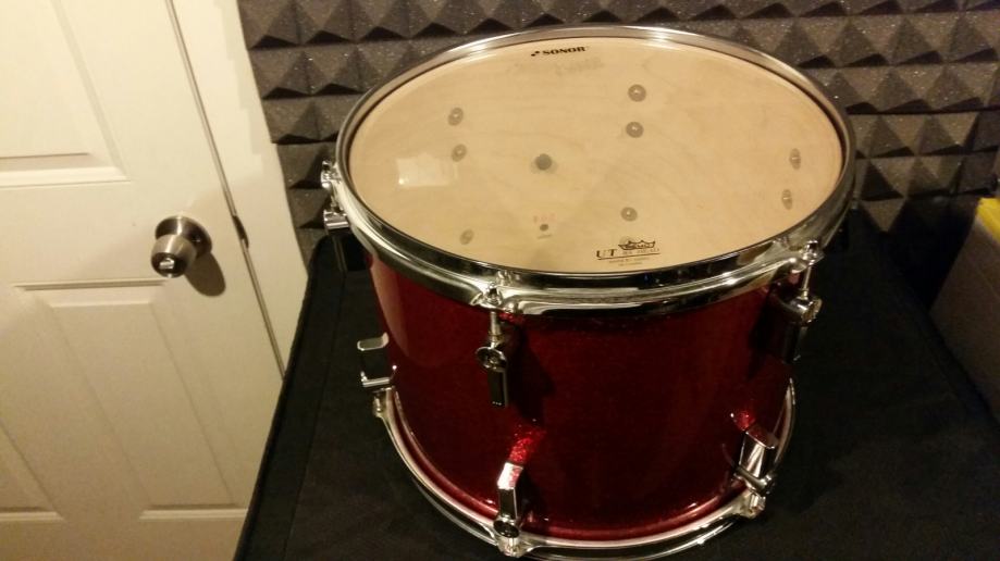 Sonor force 3007 tom 13x9 red sparkle