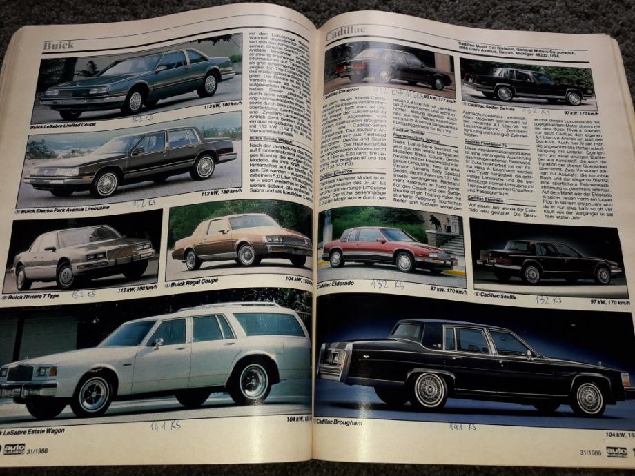 Auto katalog 1988.