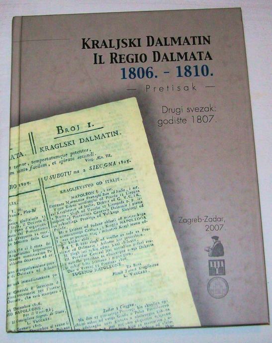 Časopis - Kraljski Dalmatin Drugi svezak Godište 1807.