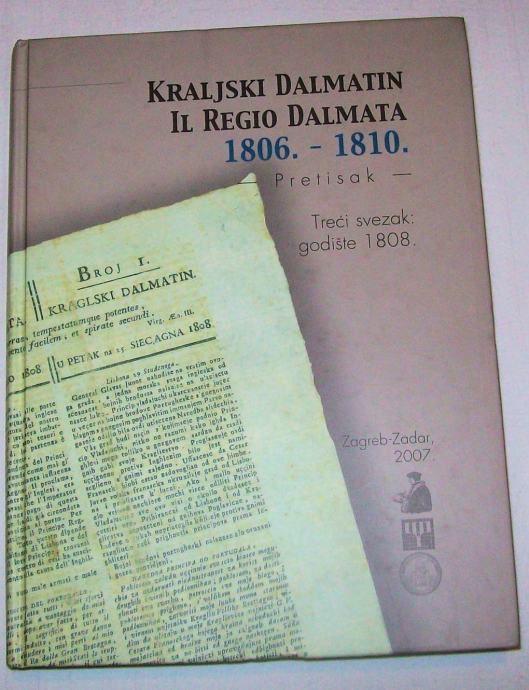 Časopis - Kraljski Dalmatin Treći svezak Godište 1808.