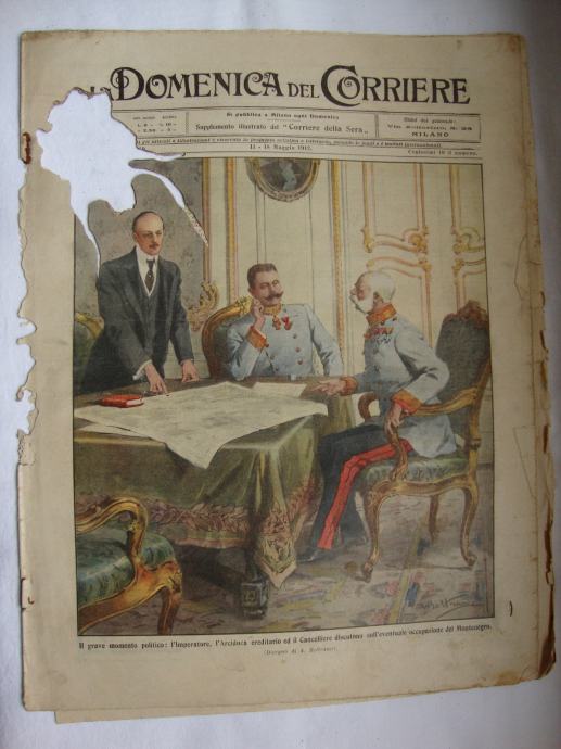 LA DOMENICA DEL CORRIERE 1913. - Nu.19.,21.,22.,23., - Stare novine