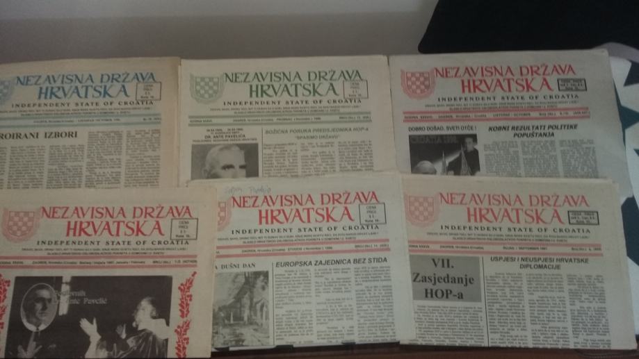 novine nezavisna država hrvatska