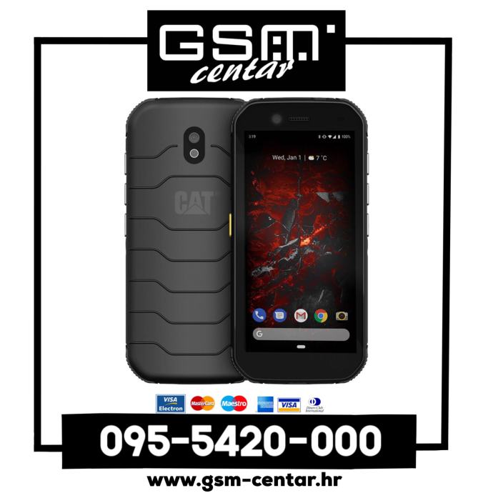 CAT S42 H+ Hygiene Plus 32GB Smartphone Robustosbloccato - Grado B, Nero