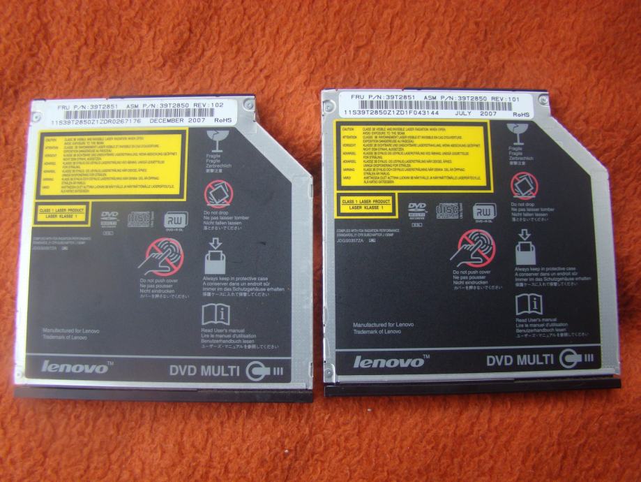 Lenovo UJ-852 DVD Multi Recorder CD-RW Drive - 2 komada