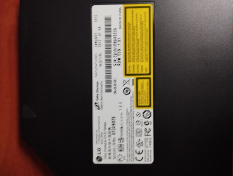 LG SLIM PORTABLE DVD WRITER GP30 HITNO